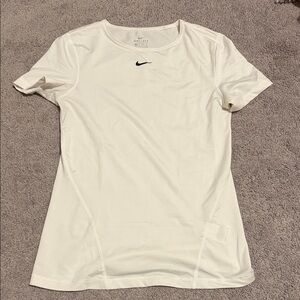 Nike White Short Sleeve Dri-FIT Training Tee